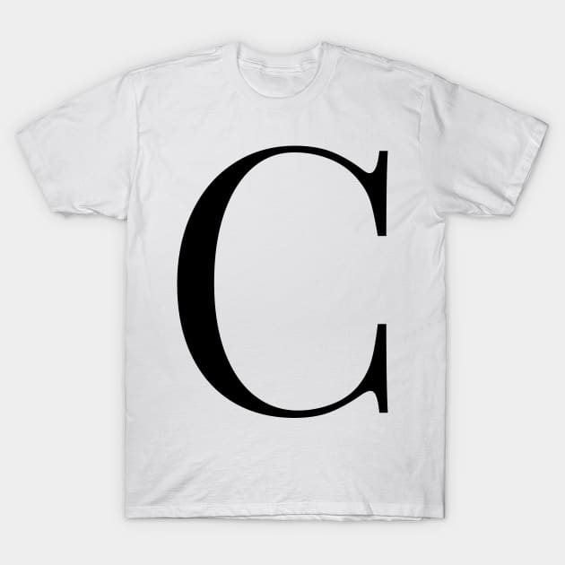 Letter C T-Shirt by maro_00